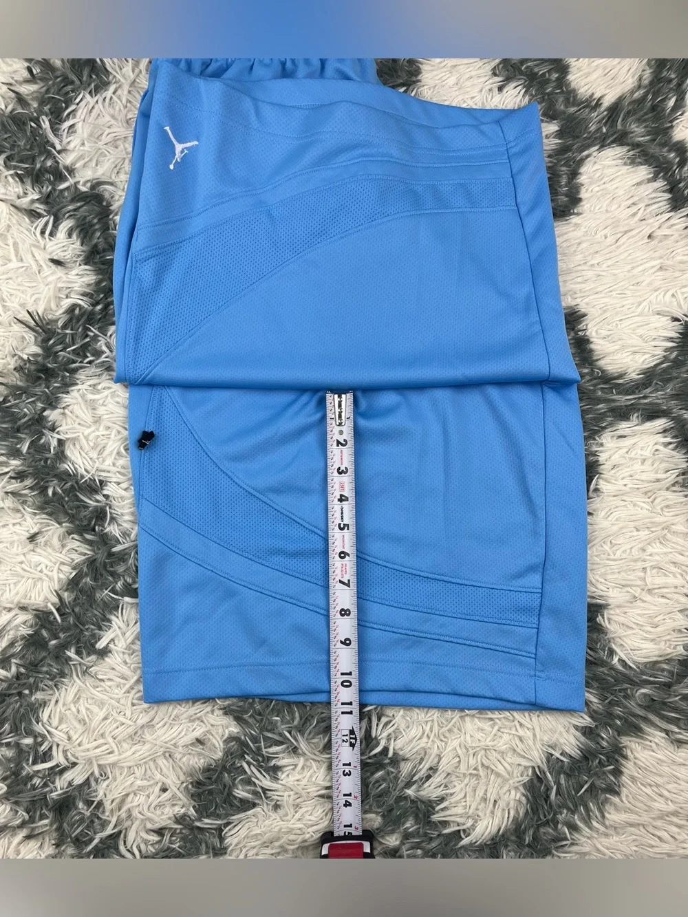 Jordan Men’s UNC Blue Y2K Basketball Athlete Shorts Size XL